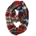 Écharpe d&#39;hiver Femmes Dames Designer Écharpes Style Plat Tartan Stripe Cachemire Gland Cou Porter Infinity Splicing Couleur Écharpes